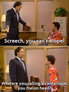 SavedByBellPics's tweet photo. Screech had no chill http://t.co/zCPzMuKAp2