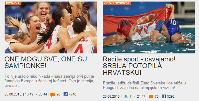 DabicJovan's tweet photo. Mi smo samo u sportu genocidna nacija.
Posebno na Vidovdan. http://t.co/625fXfX6X2