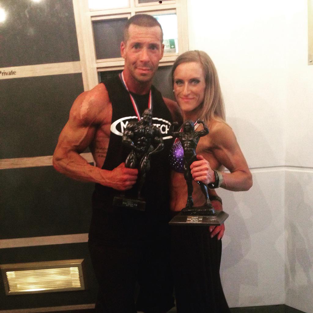 helenc_78's tweet photo. Both came home with 2nd place and invites to the finals @SiGheshash 💪🏆💏 #bodybuilding #zkkclassic #UKBFF #fitcouples http://t.co/0yyMTn8cUL
