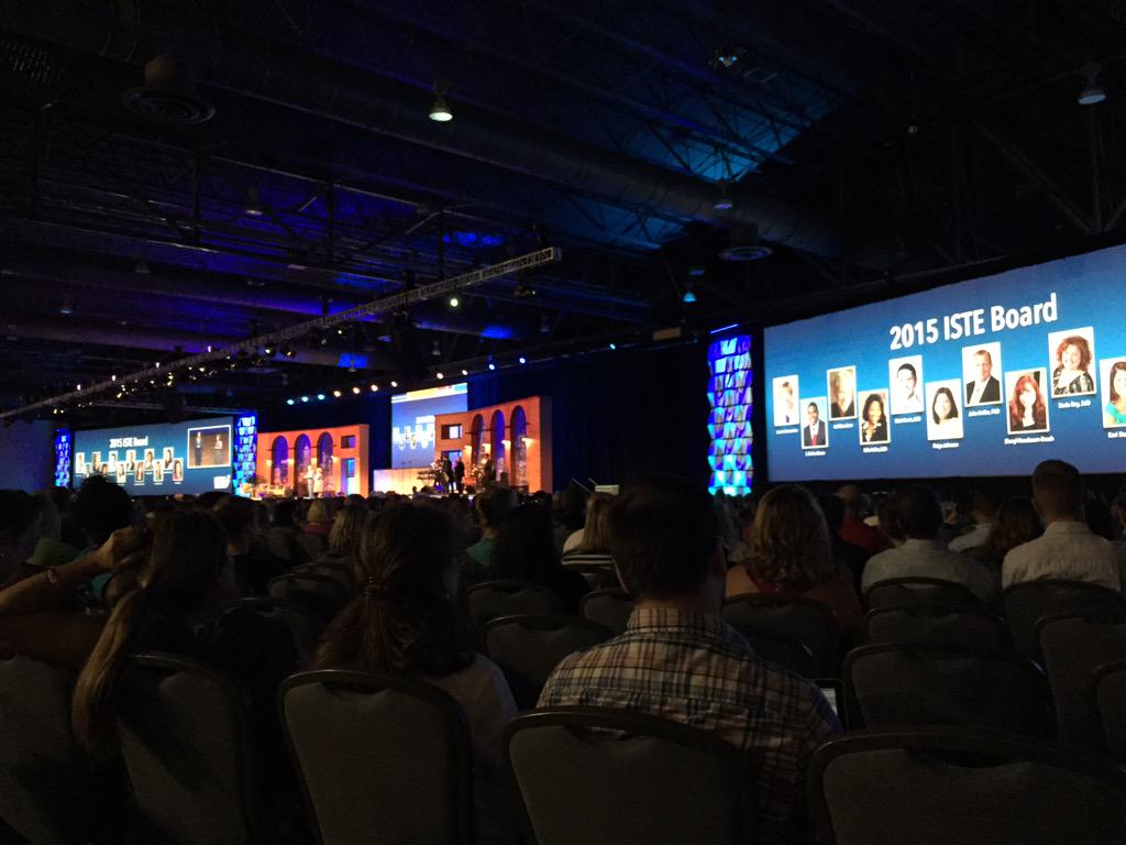 SPPS_DW's tweet photo. Attending #ISTE2015 in Philadelphia! Keynote with @soledadobrien beginning shortly! http://t.co/1huyuQr0ox