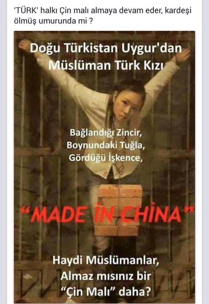 HodjaMee's tweet photo. #StopTerrorisminChina Çin mallarına boykot bize japon malları yeter kardeşlerimizin katillerini desteklemiyoruz http://t.co/okAHVQ1CRM