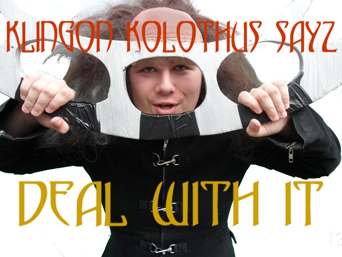 UnityStarbase's tweet photo. Its Monday! Today, Kolothus wishes you Q'plaH! 

(that means 'Success' in Klingon!) http://t.co/Vh2Fh3NOzW