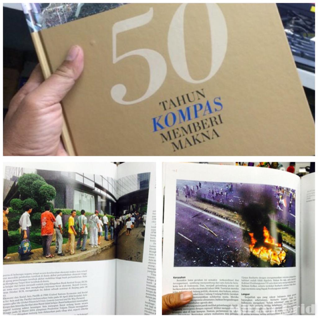 Buku "50 thn Kompas Memberi Makna" layak Anda koleksi...dia berisi sejarah dunia dlm 50 tahun terakhir...#HBDKompas