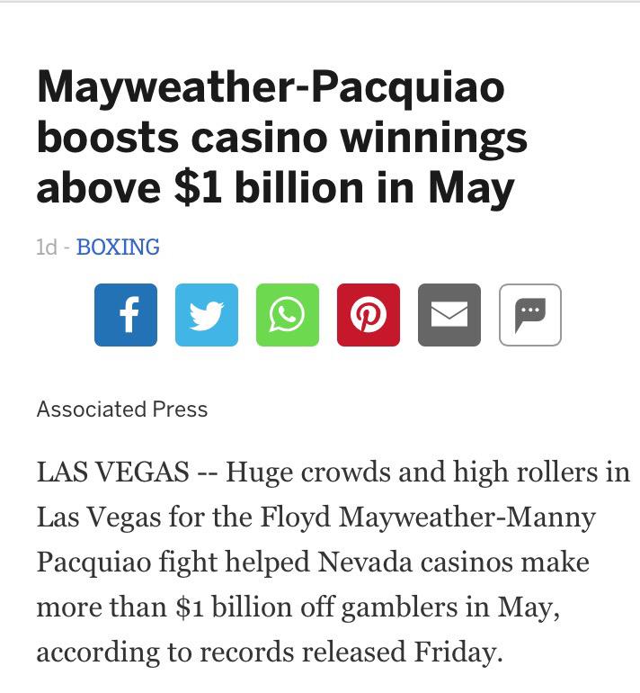 FloydMayweather's tweet photo. Record breaking numbers http://t.co/AugeZFbTrc http://t.co/2EhU3gRSmL