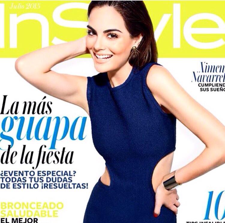 Impactante portada para <a href="/InStyleMexico/">InStyle México</a> de <a href="/ximenaNR/">Ximena Navarrete</a> luciendo hermosa con diseños de #DanielEspinosa.