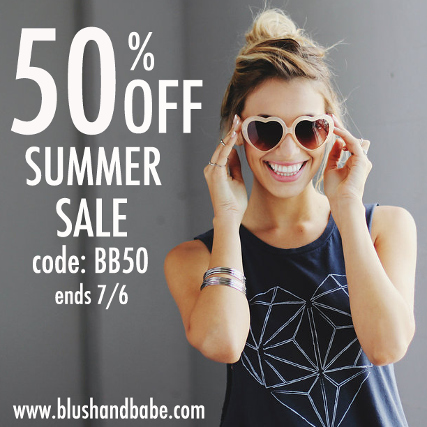 blushandbabe's tweet photo. Summer SALE 50% OFF code BB50 ends 7/6 http://t.co/d88pdZYzGp #sale #summer #summertops #fashion #ootd #beachy #shop http://t.co/xXTpGotOUL