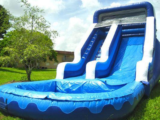 EventPlanRes's tweet photo. No pool -  no problem. . Cool off your event with a water slide. http://t.co/dWdrYUuovm