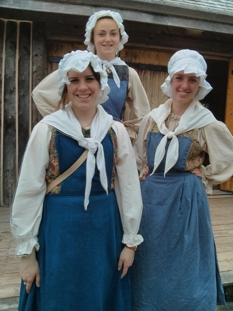 Talented guides of Roma at Three Rivers. Martha Cudmore (Marie). Leah Jordan (Heloise). Tara Llewellyn (Isabelle).