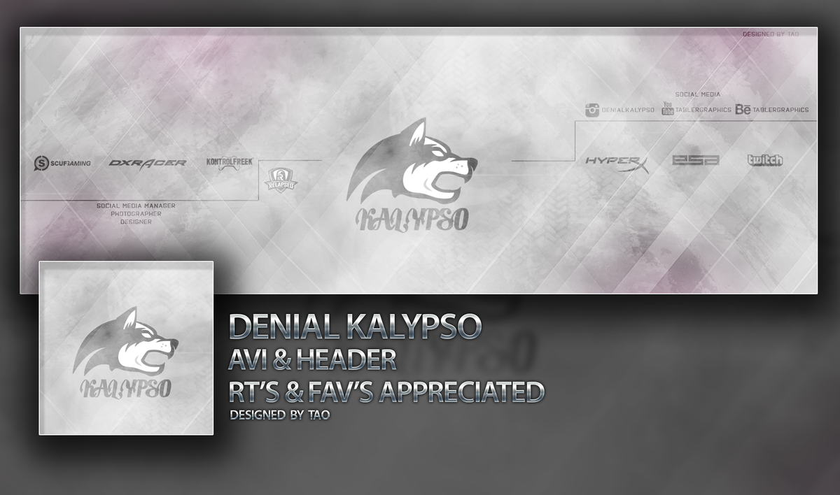 UpOnDpad's tweet image. Rebrand For @DenialKalypso 
All RT's &amp;amp; FAV's are Appreciated!