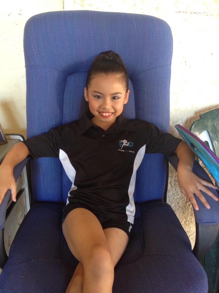 Summer4132's tweet photo. Just finished my dance competition. I think I did ok, but I could of done better.  BTW like my make up LOL http://t.co/iKcgNCaf8L