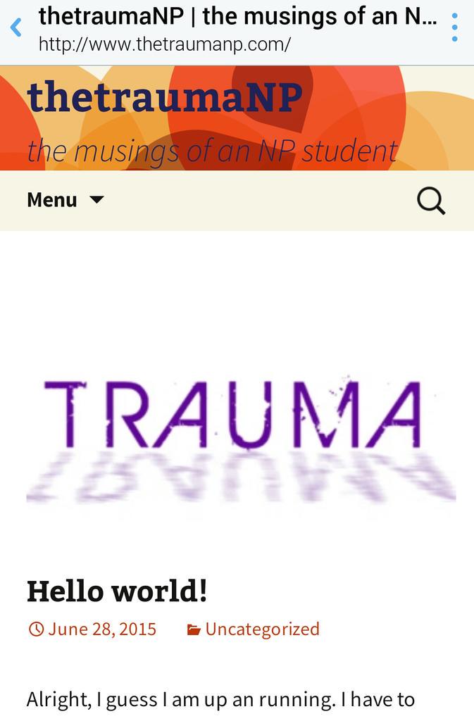 TBayEDguy's tweet image. "Wow, TheForceIsStrongInThisOne" from twitter zygote to tweets/blogging &amp;lt; 1 week #smaccUS #WatchThisOne @thetraumaNP