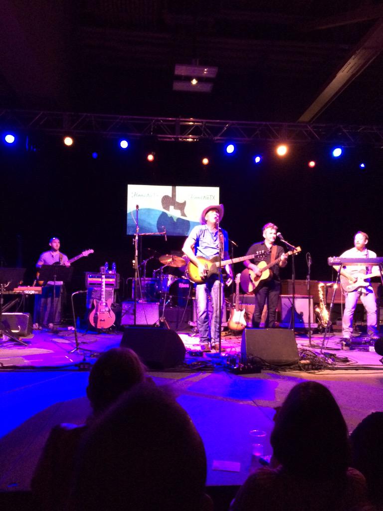 FloodAidTX's tweet photo. @KevinFowler tearing it up at #FloodAidTX! Text to donate now! http://t.co/Hz0JWc29FV