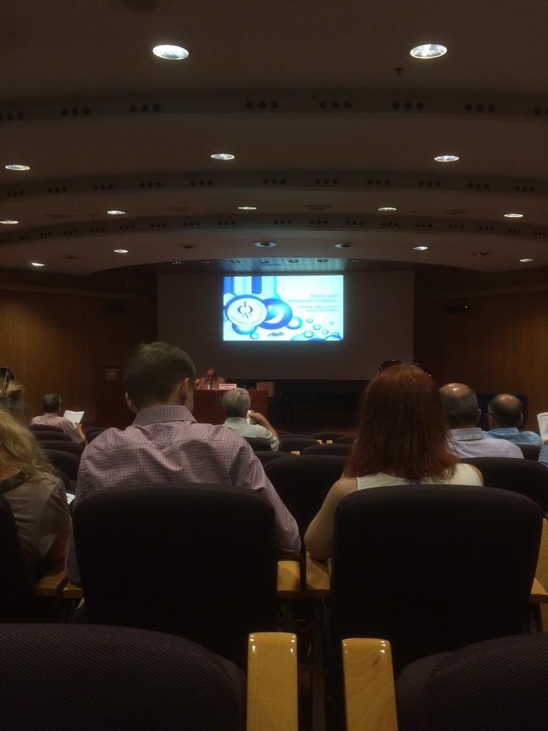 fuwafabian's tweet photo. opening session @ioa world conference in barcelona. ozone application in water treatment http://t.co/1ukgXR1YFx