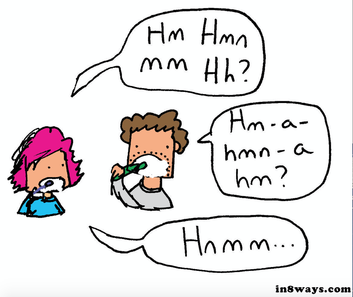 In8Ways's tweet photo. 'Toothpaste conversations' #weirdthingscouplesdo 
http://t.co/6VDqzRVLzf http://t.co/Nfudn0WJMe