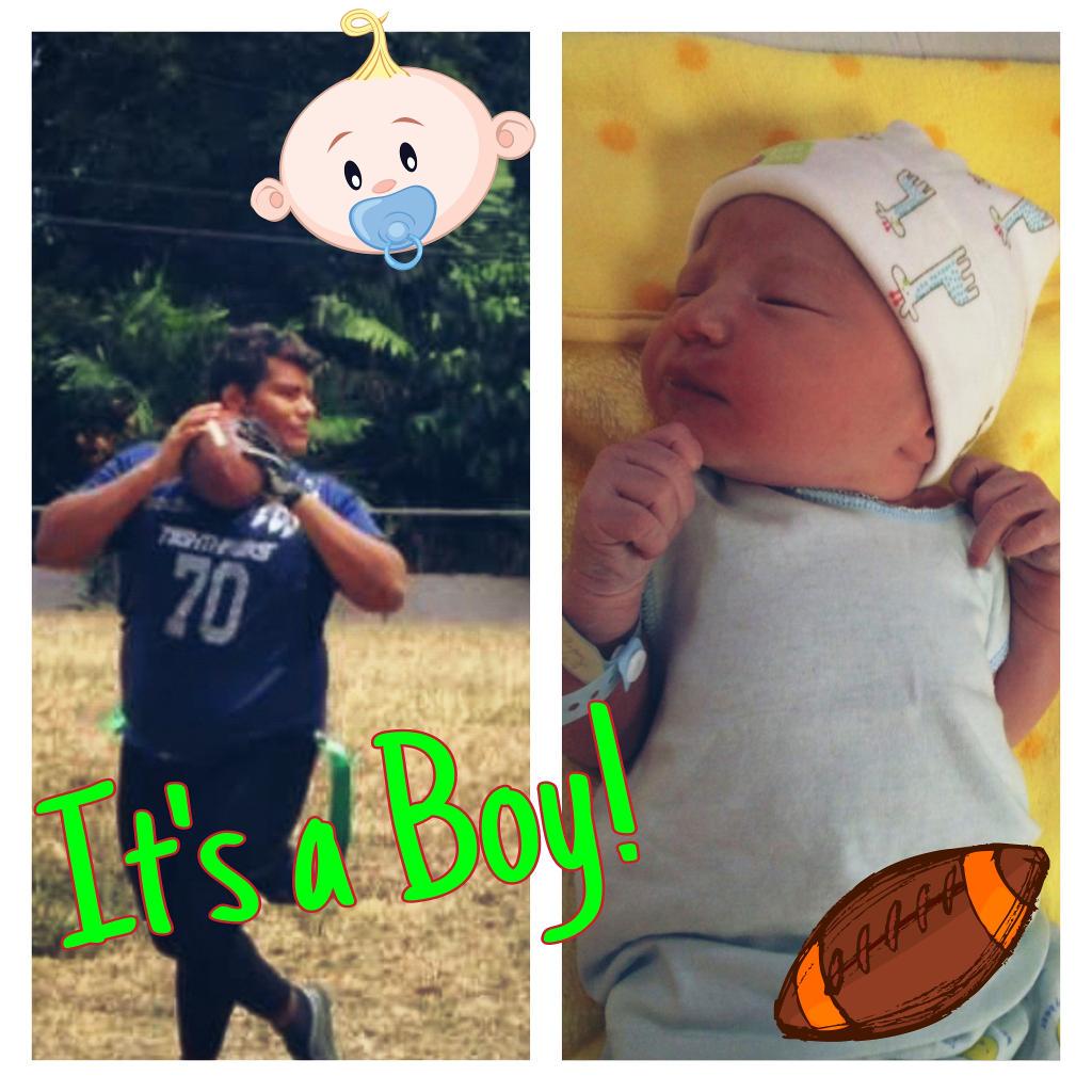 Felicidades Nuestro Coach Defensivo ... Hanz Maclao que hoy se convierte en padre a 7 dias de iniciar la <a href="/nfflpty/">NFFLPTY</a>