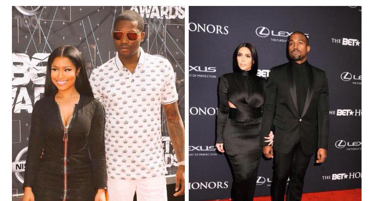 TalkBadd's tweet photo. RT FOR NICKI &amp; MEEK
FAV FOR KAYNE &amp; KIM 
#BETAwards2015 http://t.co/sMIWYr7rdR