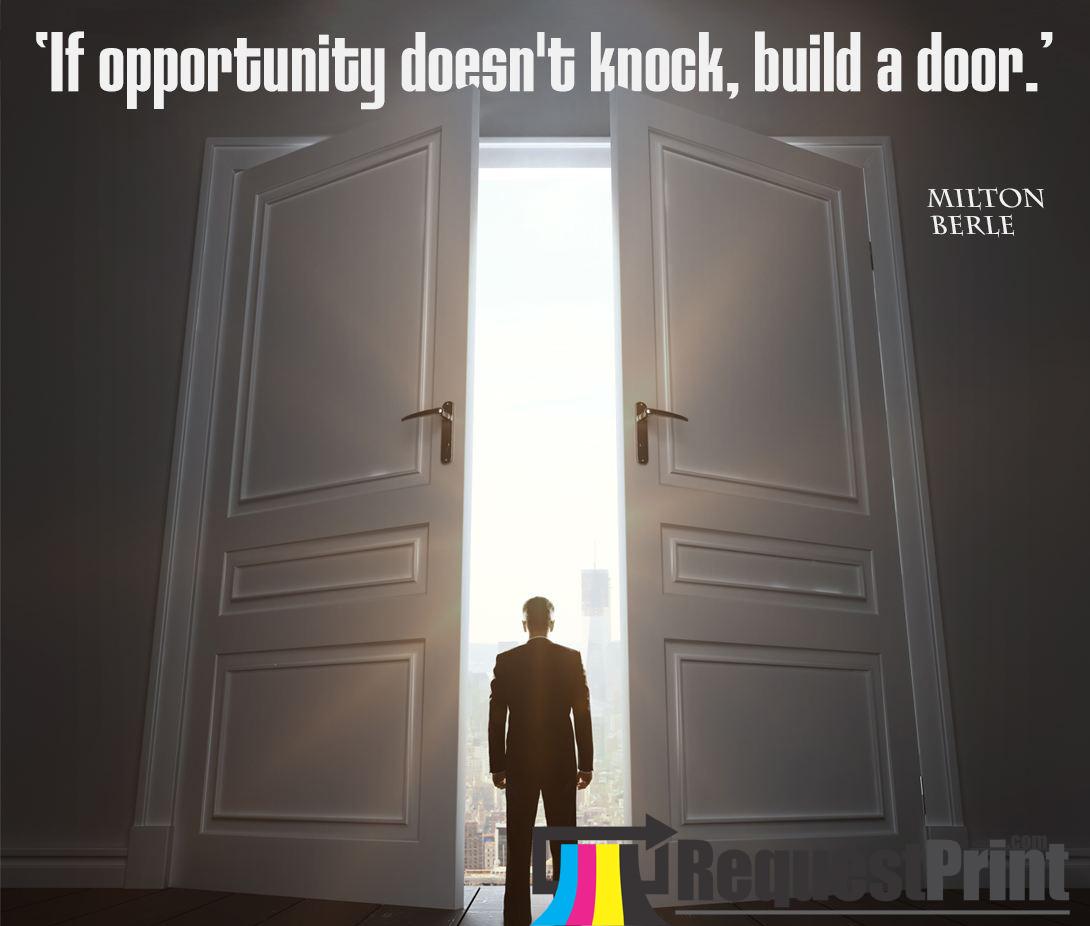 RequestPrintCom's tweet image. Hard work opens every door of success.