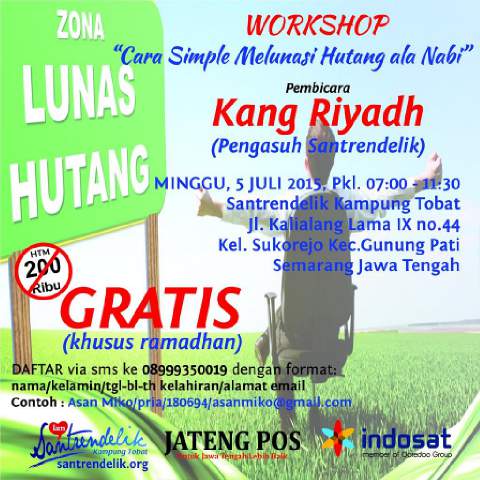 Kang_Riyadh's tweet photo. Hutang itu kayak jerawat dibiarin malu2in. diberesi tumbuh lg. Sbb gk dr akarnya. Yuk beresi hutang dr akarnya. Di: http://t.co/KWjzGsK5I5