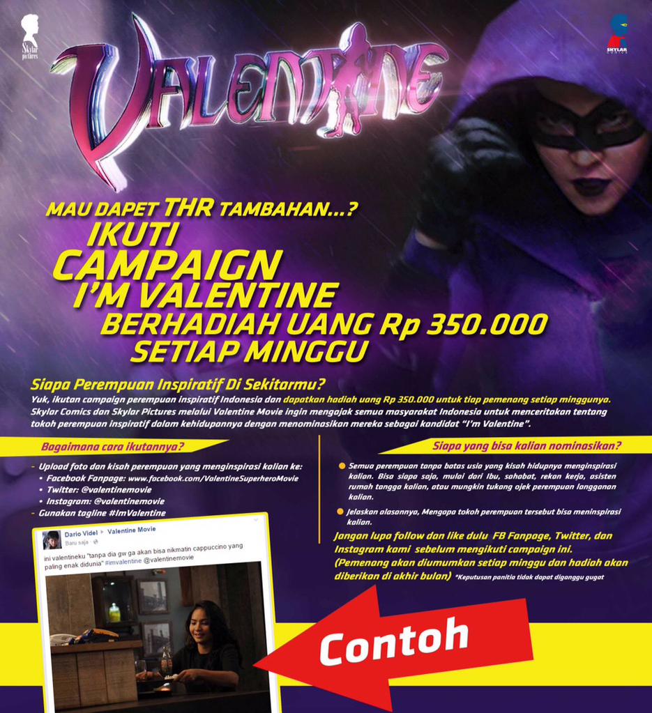 4. Tuh caranya Mudah sekali bukan #Imvalentine <a href="/ValentineMovie/">Valentine Movie</a>