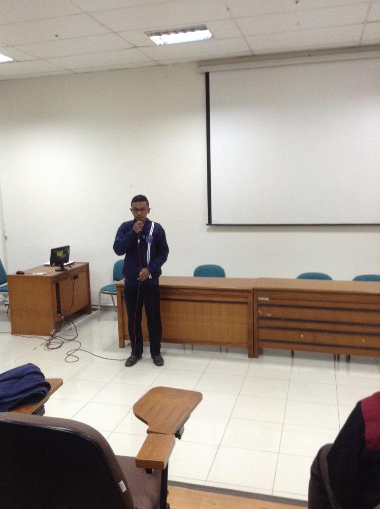 Sambutan pertama dari ketua MARS periode 2015-2016