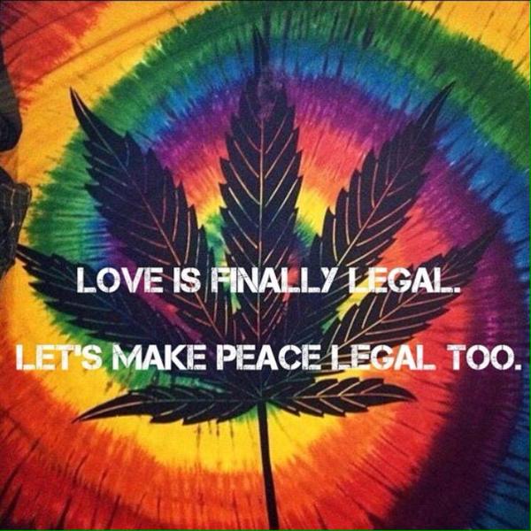 AltitudeMJ's tweet photo. #LegalizeIt #Peace #Love #LoveWins http://t.co/es6gea13Dj