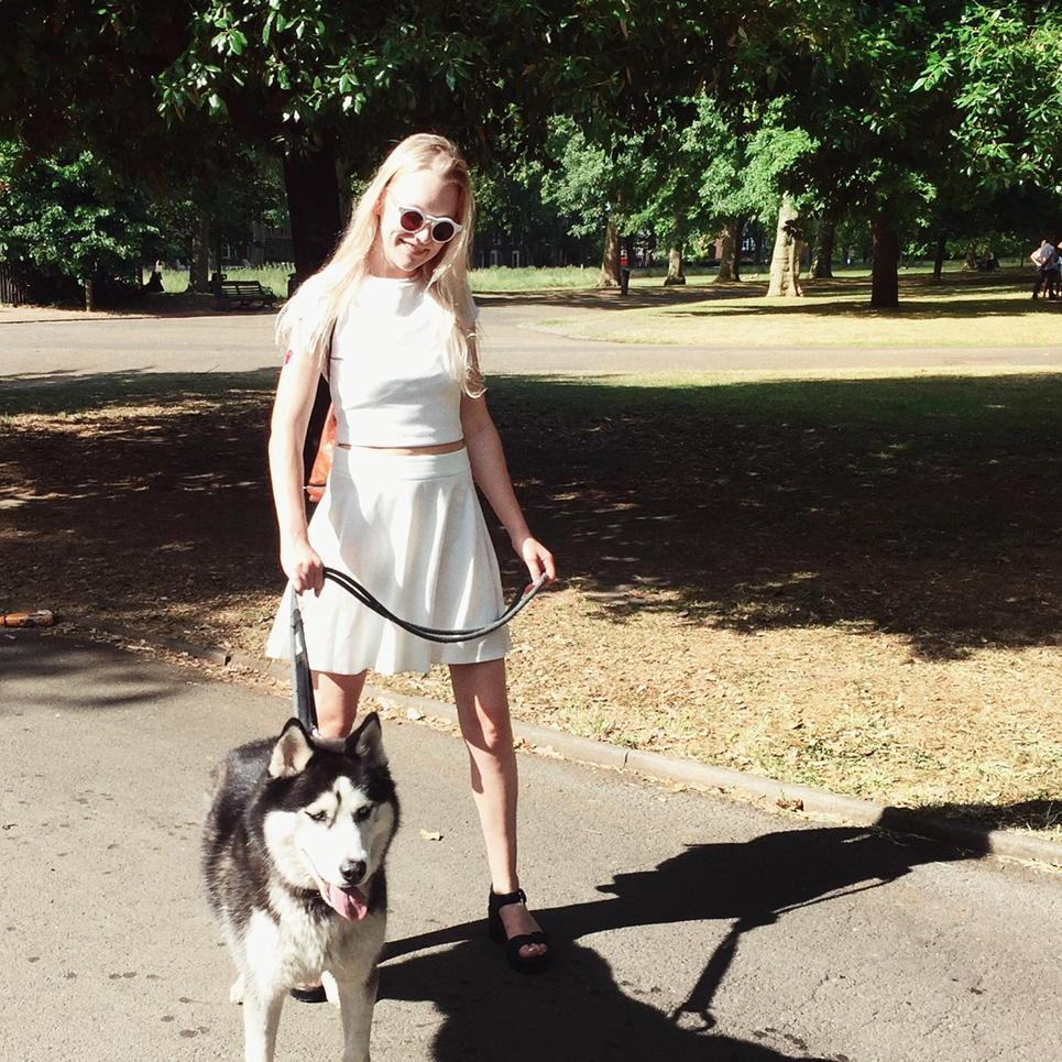 catrinehaland's tweet photo. Balto and me! #husky #siberianhusky http://t.co/sqIgi9VYBa