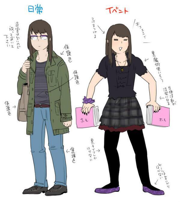 腐女子あるあるｗｗｗ Pa Twitter 腐女子服装あるある Http T Co 6fdhxxrl1r Twitter