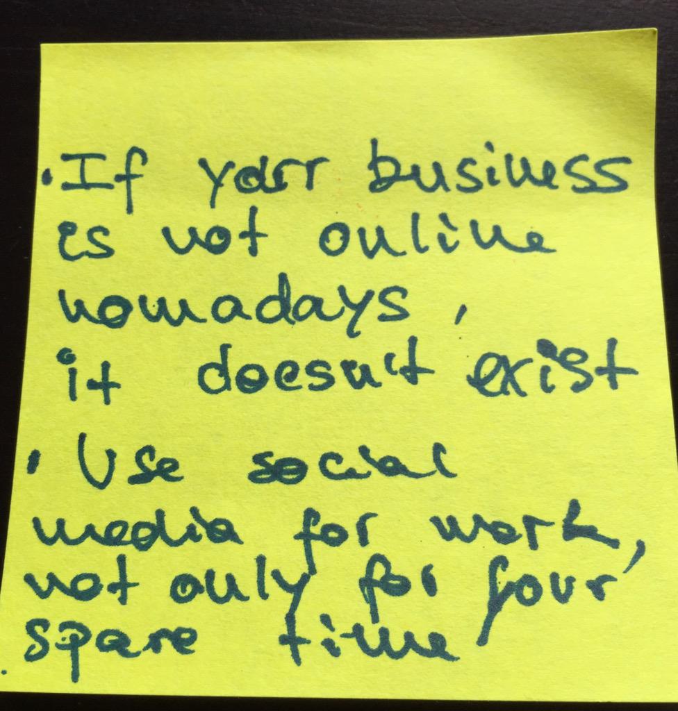 sangeet's tweet image. A sample of insights from our #digitalcompetence #smartsocialmedia workshop #tfl600