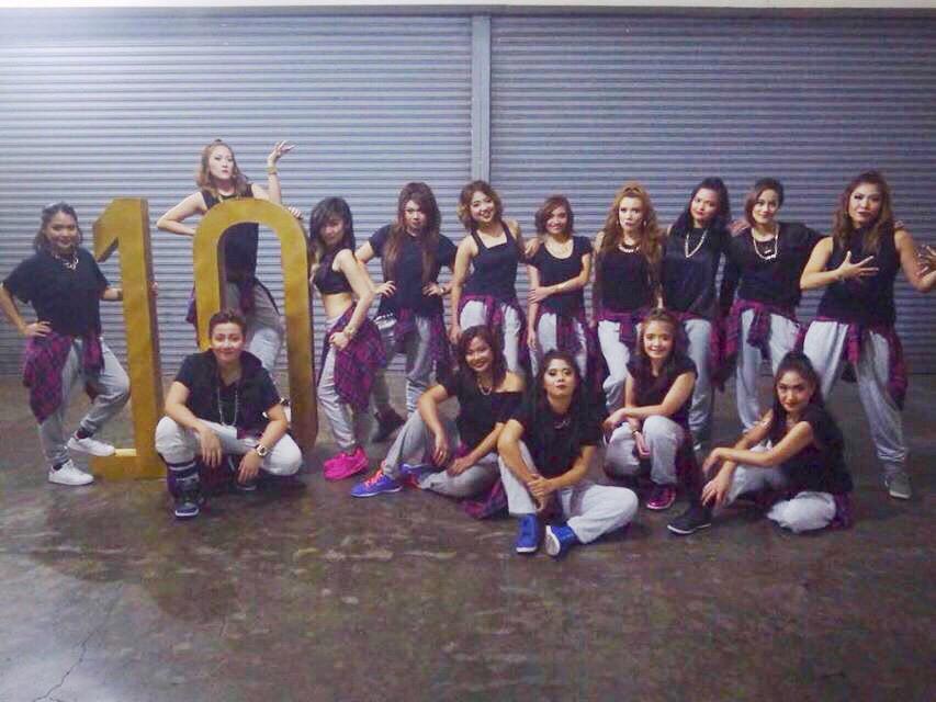 CCATTstreet's tweet photo. C*CATT Street Alumnae at #DECADANCE. Congratulations ladies &amp; of course to Ate @karenromarate ❤️ #DASat10 http://t.co/c2y0ROLnL4