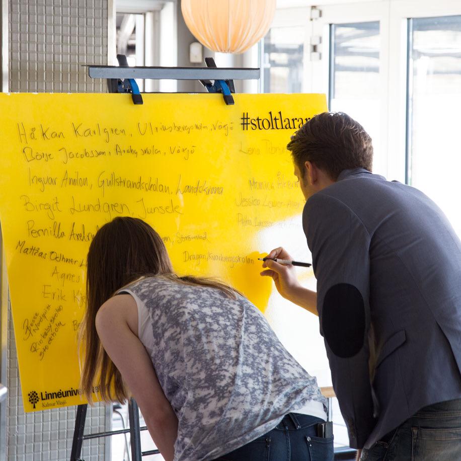 Seminariedeltagare hyllar sina lärare #stoltlarare #Lnualmedalen