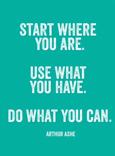 headspacegroup's tweet photo. Start where you are. Use what you have. Do what you can. Little bit of #MondayMotivation for you Headspacers... http://t.co/NK3qpPUdy0