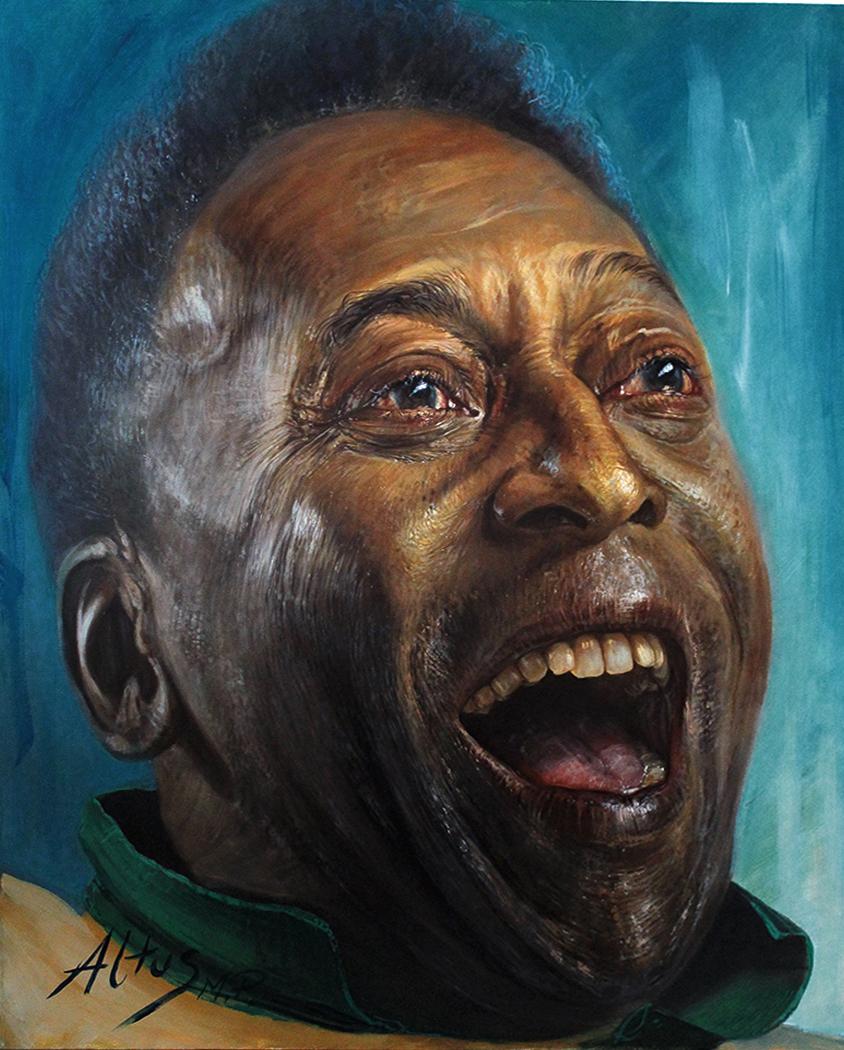 Pele (<a href="/Pele/">Pelé</a>) 60x48" ( 150x120cm)