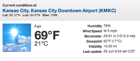 glezak's tweet photo. It's a beautiful morning. I am on @SportsRadio810 right now. Look at the temp http://t.co/gsOWvZGu1g