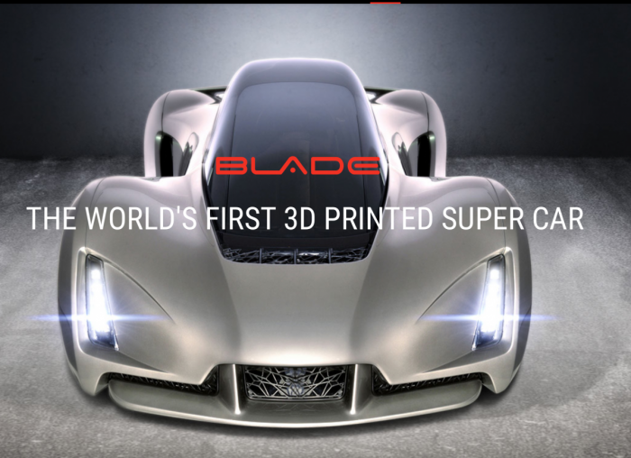 DisruptiveMag's tweet photo. Rachel Park has a new blog post: "Blade — A 3D Printed Supercar or Superstunt?"
#GetDisruptive
http://t.co/bp2gaeeePN http://t.co/Ki0ydpZmMb
