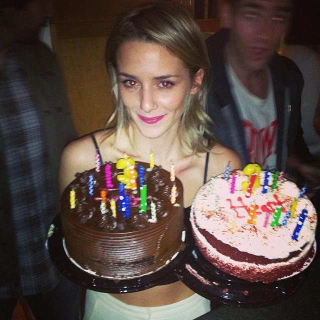 Addison Timlin celebrating her birthday the previous years. Happy Birthday our Luce! :) 