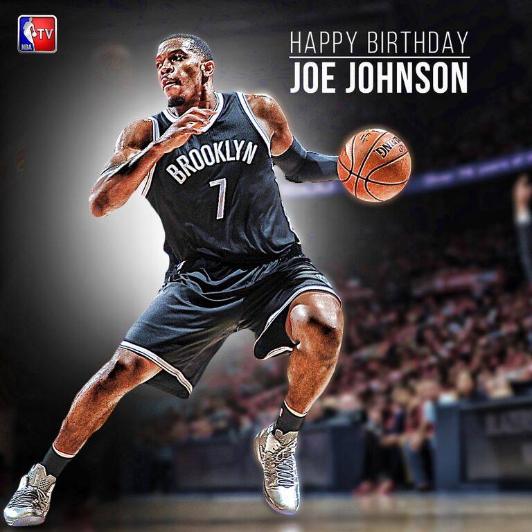 Happy Birthday to 7-time All-Star Joe Johnson! The Nets guard turns 34 today. 