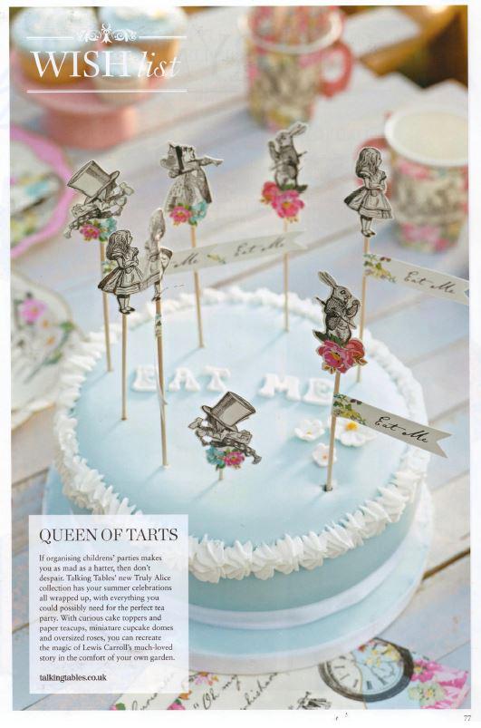 Talking Tables (@talkingtables) on Twitter photo Some amazing #press coverage in July's issue of <a href="/VANTAGEMAG/">Vantage Magazine</a> featuring our Truly Alice range! Some amazing #press coverage in July's issue of <a href="/VANTAGEMAG/">Vantage Magazine</a> featuring our Truly Alice range!