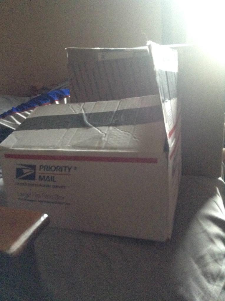 It's funny how I still got the box my first tail came in 😍 such nostalgia 😘