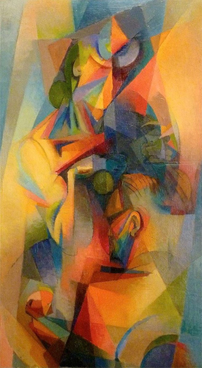 MenschOhneMusil's tweet image. Stanton #MacDonaldWright: Au Café.