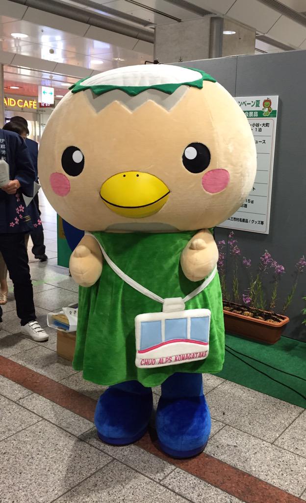 Tama 今日は名古屋駅コンコースにて 長野県の観光ピーアールイベントに アルクマが友達を連れて来てくれたお 長野県 ゆるキャラ アルクマ たりたり ヴィクトワール シュベルブラン 村男iii世 こまかっぱ Http T Co Enwn3ljucn