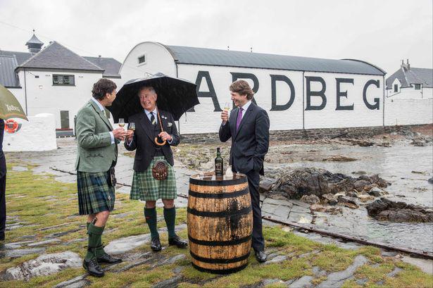Prince Charles pays a Royal visit to two Scottish distilleries
 bit.ly/1TZUBos