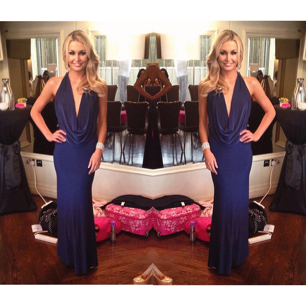 Spotted <a href="/AndreaLesbirel/">Andrea ♕</a> looking beautiful as always in our "Coco" dress 😍 missgcouture.co.uk