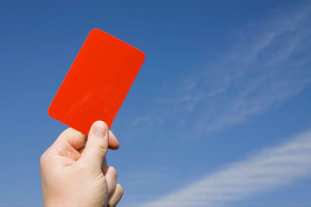 Wallpostman's tweet photo. "Red Card" the Viral consequences of your content can be a Double Edged Sword. Allow us to Develop your Image #WPM http://t.co/uSeaGUDSsZ