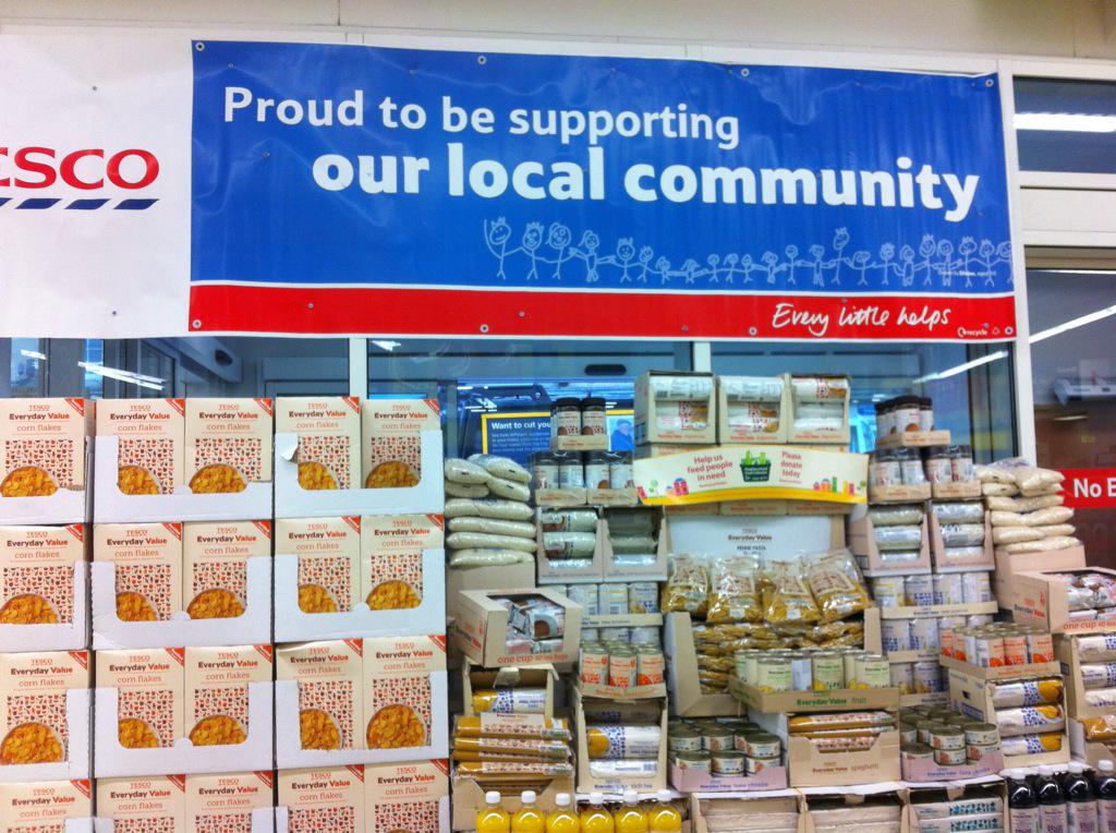 dantaylor09's tweet image. Food bank on the go at tesco Eldon sq #everycanhelp.@FareShareUK @bartyd11