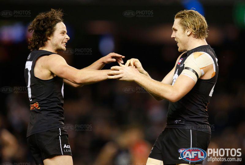 CarltonFC's tweet photo. He couldn't have kicked it any sweeter! Watch @dylan_buckley win Goal of the Week: http://t.co/mPlV6UUEFg #NAVYBLUES http://t.co/AjiWXYHwht