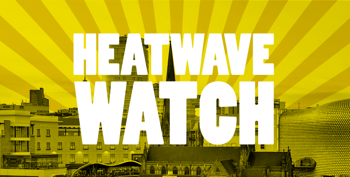 BhamUpdates's tweet photo. 80% probability of heatwave conditions in the West Midlands this week. http://t.co/ITKRUVYgBA http://t.co/eIJGPsutTV