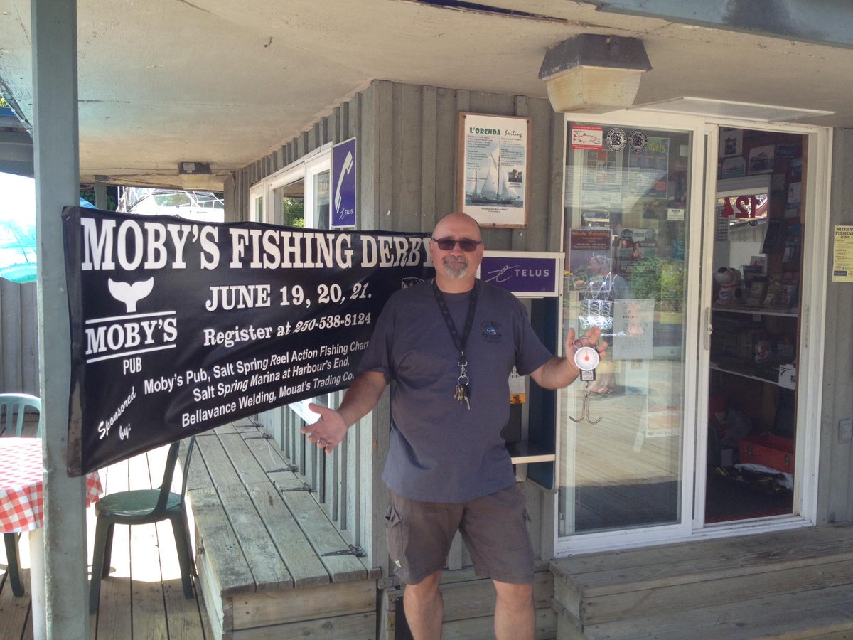 Last weekend's fishing derby at @mobyspubssi helped raise $$$ for <a href="/PSF/">PACIFIC SALMON FOUNDATION</a>'s marinesurvivalproject.com thx!