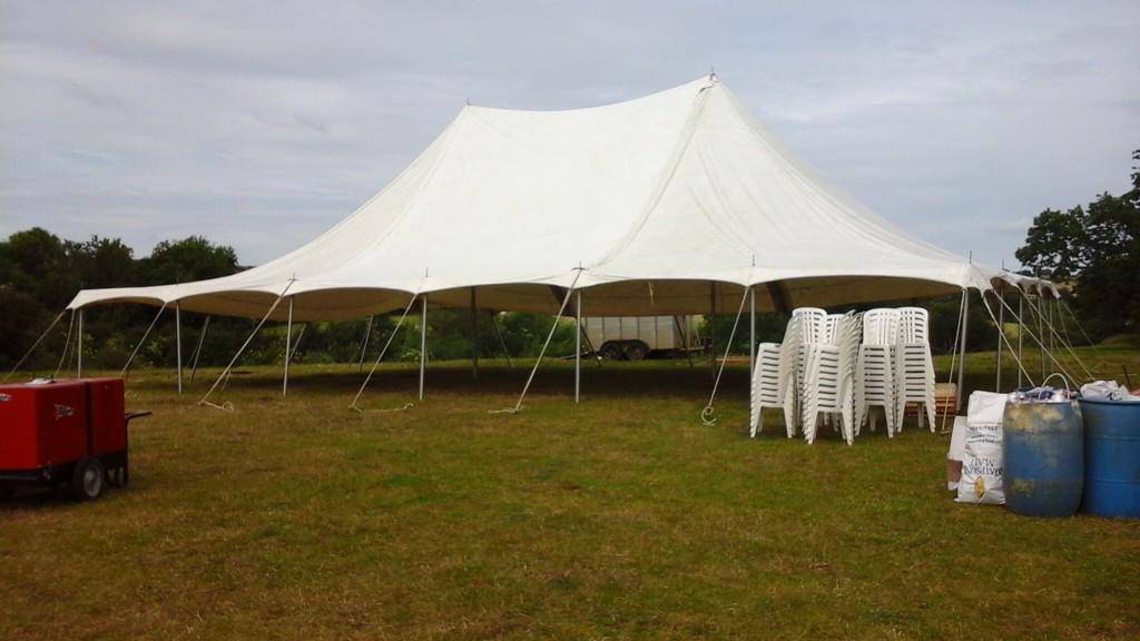One of our marquees available #marqueehire #cotswolds #localevent