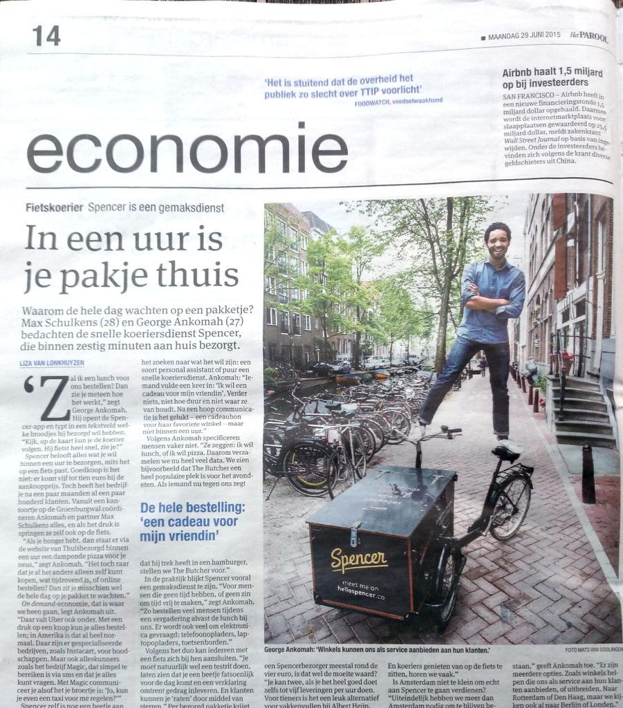 Goede service van <a href="/hellospencerNL/">Spencer</a>. Zeker de moeite waard om uit te proberen. Zet 'm op <a href="/gsa87/">George Ankomah</a>! <a href="/sbcEcommerce/">SBootcamp E-commerce</a>