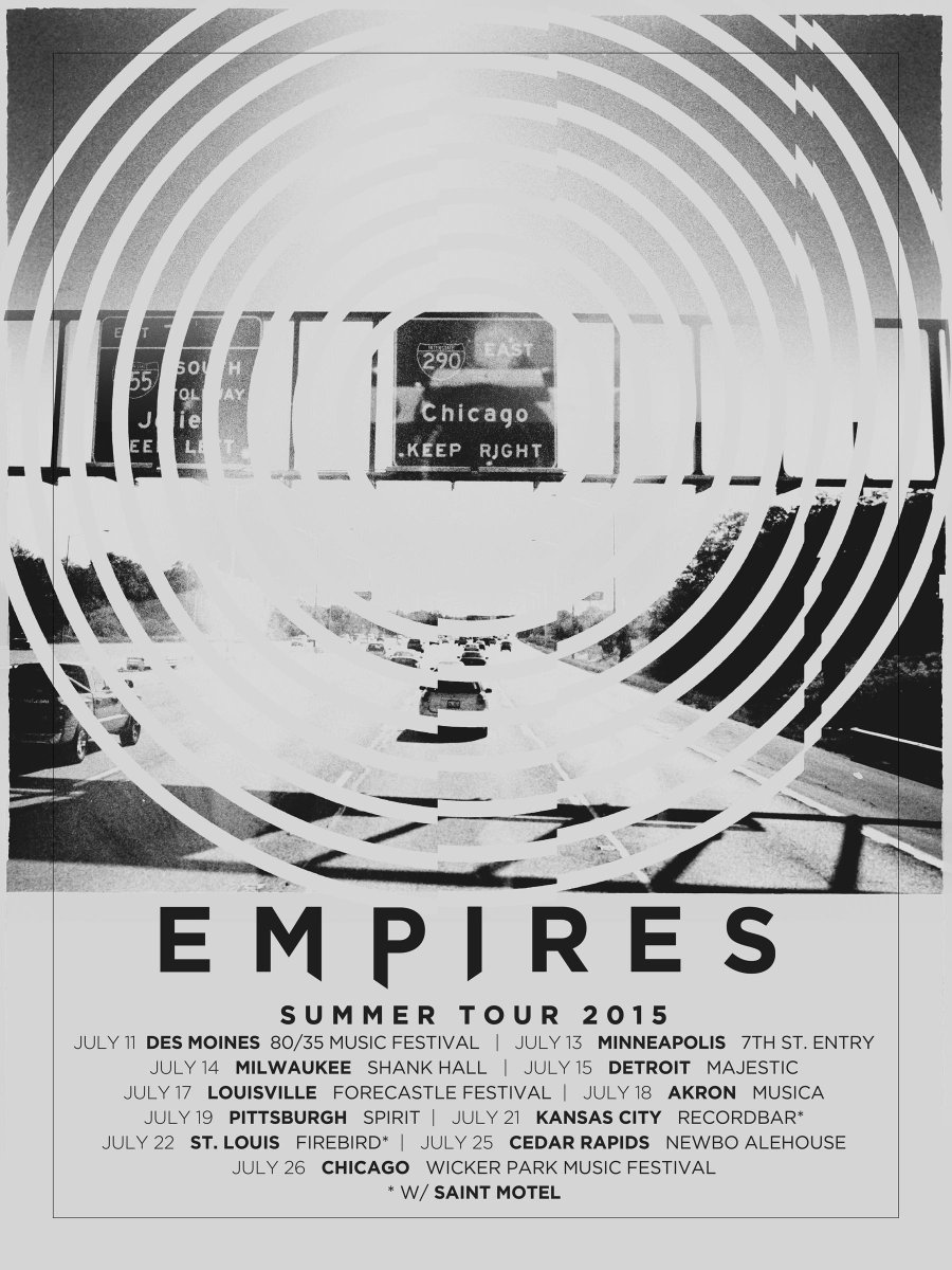 This is it for awhile.  Gonna get some shut-eye after <a href="/wickerparkfest/">Wicker Park Fest</a> . Get your tickets at weareempires.com
